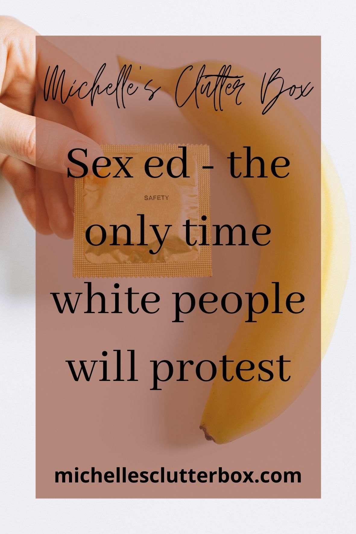 Sex-ed - the only time white people will protest