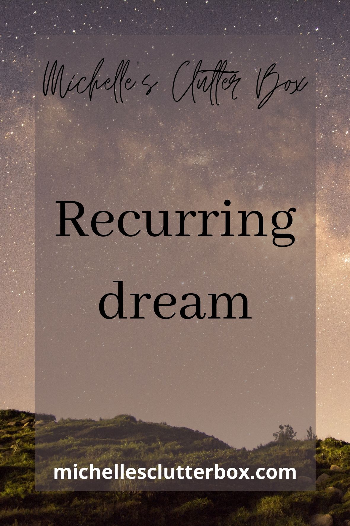 Recurring dream